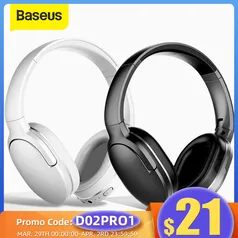 Fone de Ouvido Baseus D02 Pro Wireless | R$159