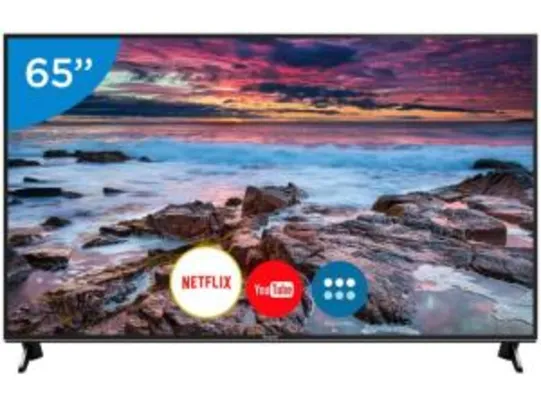Saindo por R$ 3026: Smart TV LED 65" Panasonic TC-65FX600B Ultra HD 4K 3 HDMI 3 USB Preta | Pelando
