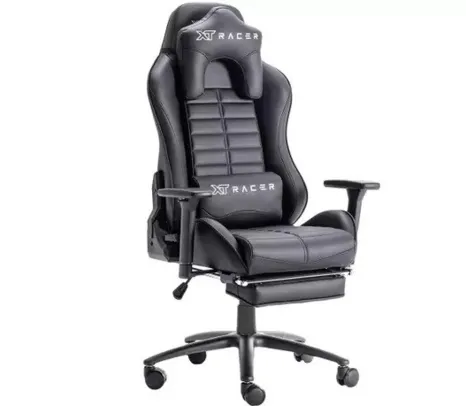 Cadeira Gamer XT Racer Reclinável Giratória  - Preta Platinum W Series