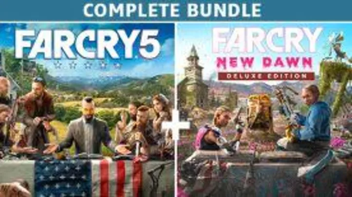 Jogos Far Cry 5 & Far Cry New Dawn Deluxe Edition Bundle | R$57