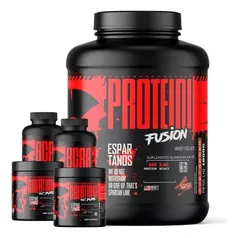 Whey Protein Fusion Isolate 1,8kg + 2x Creatina + 2x Bcaa