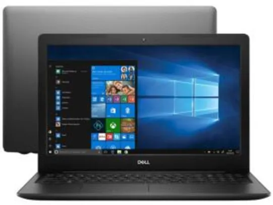 [Clube Da Lu] Notebook Dell i15-3583-A30 Core i7 8565U 15,6" 8GB HD 2TB (Radeon 520 2GB) | R$2.519