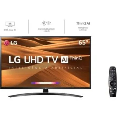 [Com AME R$3059 ] Smart TV LED 65" LG 65UM7470 4K