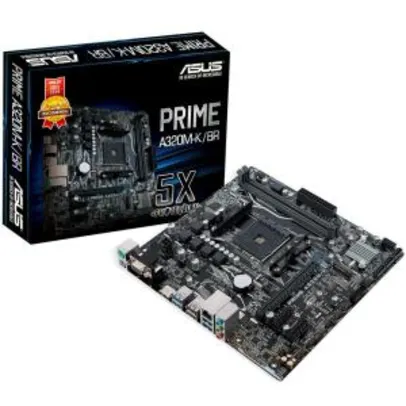 Placa Mãe Asus Prime A320 AM4 R$ 441