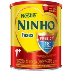 4 latas de Composto Lácteo Nestlé Ninho Fases 1+ Lata 800g - R$87