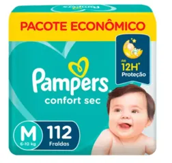 Fralda Pampers ConfortSec Tam. M 6 a 10Kg