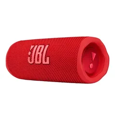 Caixa de Som Portátil JBL Flip 6, Bluetooth, À prova D'Água, USB-C, Vermelho - 28913558