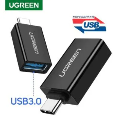 Adaptador Ugreen otg USB tipo C | R$32