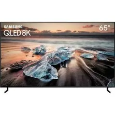 Smart TV QLED 8k 65" Samsung QN65Q900RBGXZD Direct Full Array 16x com conversor Digital 4 HDMI 3 USB Wi-Fi Hdr 3000 - Preta (AME 15374.90)