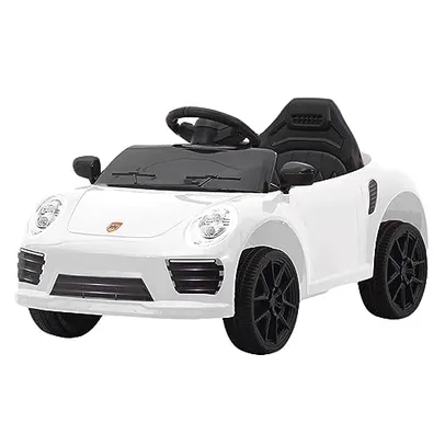 Bang Toys Carro Elétrico Mini Esportivo 12v Recarregável Branco