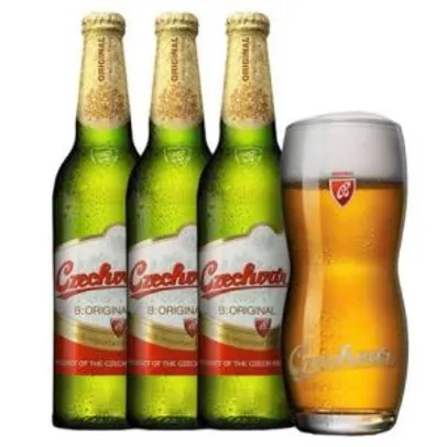 Kit Czechvar [3 cervejas + copo] - R$59,90