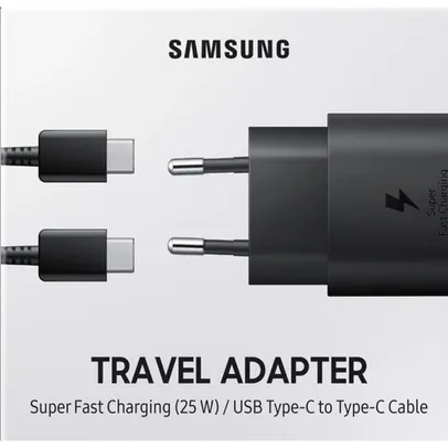 [AME R$51,91][Marketplace]Carregador Ultra Fast Charging 25w Samsung