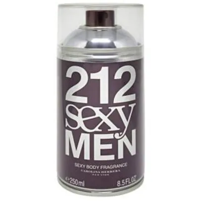 Body Spray 212 Sexy Men Carolina Herrera Masculino 250ml | R$86