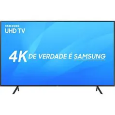 Smart TV LED 40" Samsung Ultra HD 4k 40NU7100 com Conversor Digital 3 HDMI 2 USB Wi-Fi HDR Premium Smart Tizen - R$1282