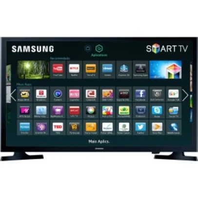 Smart TV LED 32" Samsung UN32J4300 HD com Conversor Digital 2 HDMI 1 USB Wi-Fi 120Hz