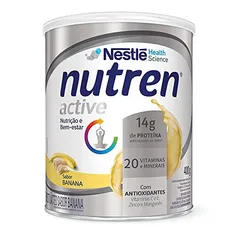 Suplemento Alimentar, Nutren Active, Banana, 400g R$25