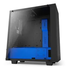 Gabinete Gamer Nzxt S340 Elite Azul Vidro Temperado