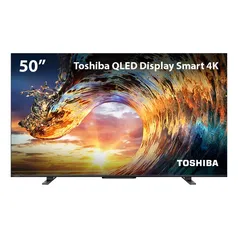 (AME R$1739) Smart TV 50 FULLRRAY Toshiba QLED 4K dolby vision atmos- TB013M