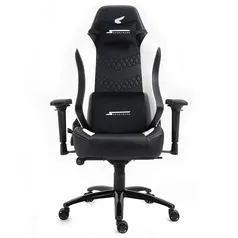 Cadeira Gamer SuperFrame Icelord, Reclinável, 4D, Suporta até 180KG, Preto e Branco, SFCD-CLBK/WH