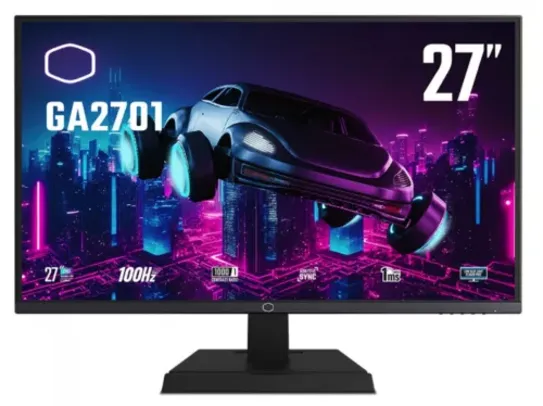 Monitor Gamer Cooler Master GA2701, 27 Pol, Full HD, IPS, 1ms, 100Hz, Adaptive Sync, CMI-GA2701