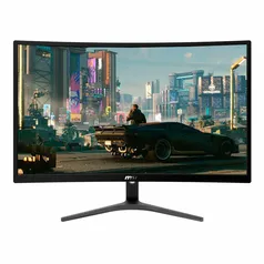 MONITOR GAMER MSI OPTIX G241VC 24" CURVO 75HZ 1MS FHD VGA/HDMI PRETO | R$890