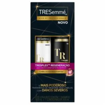 [1ª COMPRA] 2 Kits Tresemme Shampoo 400ml + Condicionador 200ml - R$12