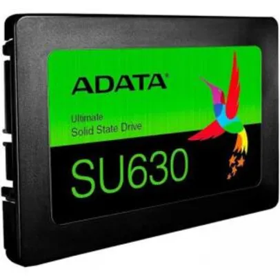 SSD Adata SU630, 240GB, Sata III, Leitura 520MBs e Gravação 450MBs, ASU630SS-240GQ-R