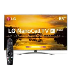 Smart TV LED 65" UHD 4K LG 120Hz 65SM9000PSA NanoCell