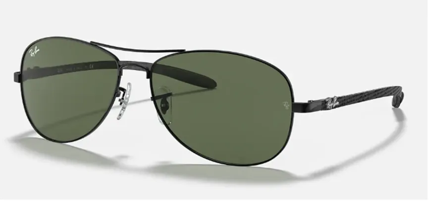 Óculos Ray-Ban RB 8301 - Tamanho 59-14 - Lente verde não polarizada