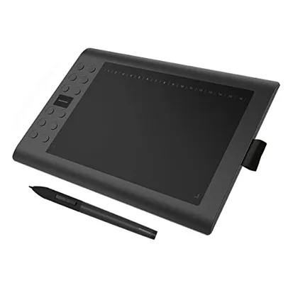 GAOMON M106K - Mesa digitalizadora profissional de 10 polegadas para desenho com USB com caneta de 2048 níveis