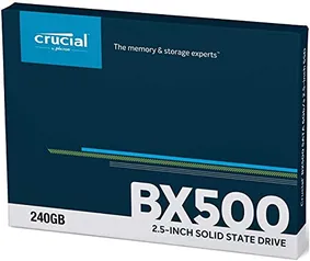 Ssd Crucial 240gb Sata Iii 500 Mb/s Novo com Nota