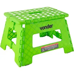 Vonder Banqueta Plástica Dobrável Verde Altura 220 Mm