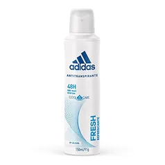 [Rec] Desodorante Aerossol Adidas Feminino Fresh, Adidas, Branco, 150 Ml