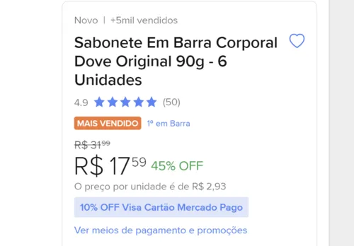 Imagen na descrição da promoção