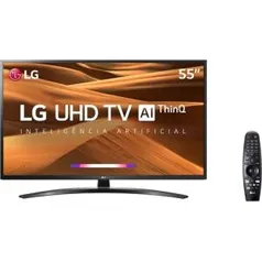 [CC Shoptime] Smart TV LG 55" 55UM7470 UHD 4K + Controle Smart Magic | R$2.094