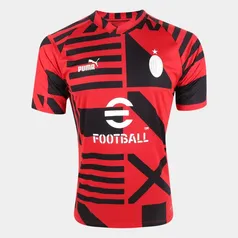 (CLIENTE OURO) Camisa Milan Pré-Jogo 22/23 Puma Masculina