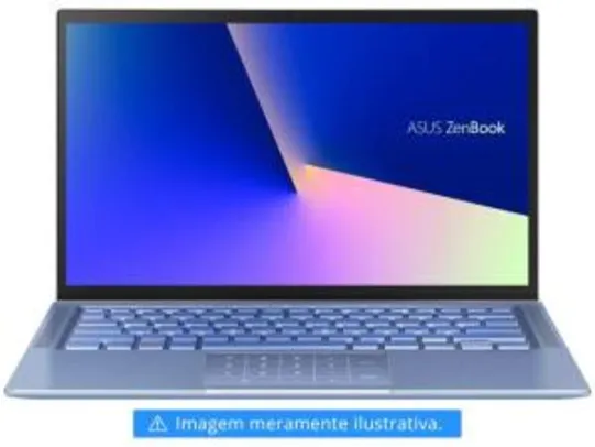 Volta R$300 - Notebook Asus ZenBook 14 UX431FA-AN203T - Intel Core i7 8GB 256GB SSD 14” Full HD Windows 10