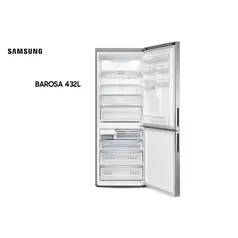 Geladeira/Refrigerador Samsung Inverse BAROSA RL4363RBASL Inox Look 432L Smart Sensor