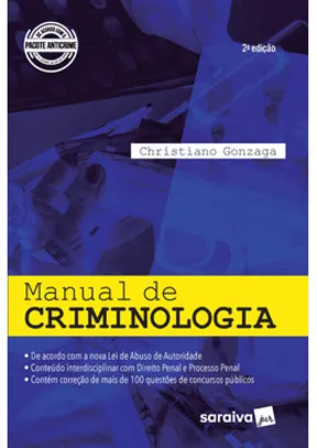 Livro - Manual de Criminologia - 2ª Edição - Christiano Gonzaga