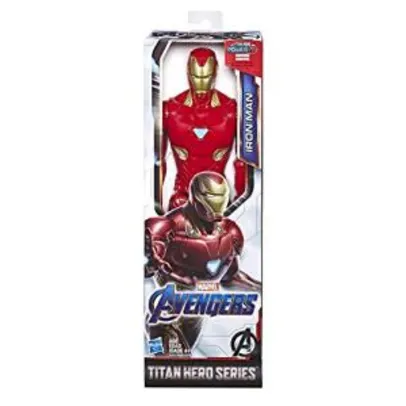 Boneco Titan Hero 2.0 Homem De Ferro, Avengers, Vermelho/amarelo | R$50