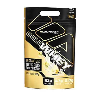 Gold Whey 900g Refil - Adaptogen Sabor:Baunilha