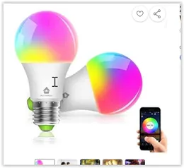 [APP] 2 Lâmpadas Inteligentes Bitiwend E26 rgb | R$ 48