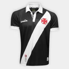 Camisa Vasco I 19/20 s/nº Torcedor Diadora Masculina - Preto | R$ 59