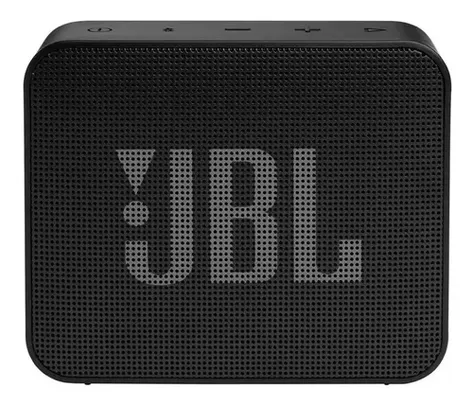 Alto-falante JBL Go Essential portátil com bluetooth waterproof preto 3.7V