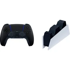 [APP] Controle Dualsense Midnight Black + Base de Carregamento