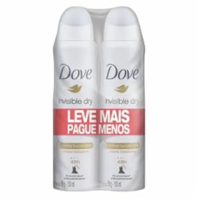 Desodorante Dove Aerosol Invisible Dry Com 2 Unidades De 89g Cada | R$20