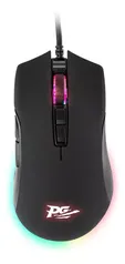 Mouse Gamer Pms70 Sensor Pixart 3325 Botões Huano 20m Cor Preto