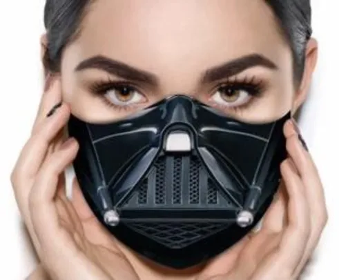 Máscara de Tecido Prime Personalizada Respirador Guerra nas Estrelas Reutilizável - R$14