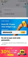 [RJ] 30% OFF no 99 das 08h até 12h