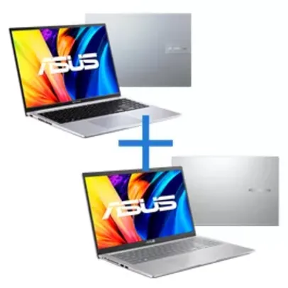 Notebook ASUS VivoBook 16 i7.12ª+8gb+256gb ssd + Notebook ASUS Vivobook 15 i3.11ª+8gb+512gb ssd